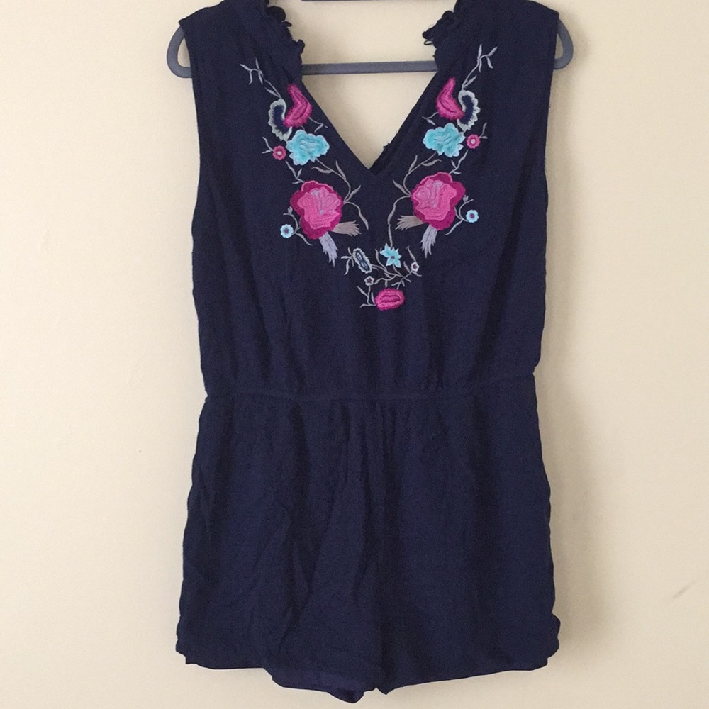 Dizzy Lizzy Flower Romper